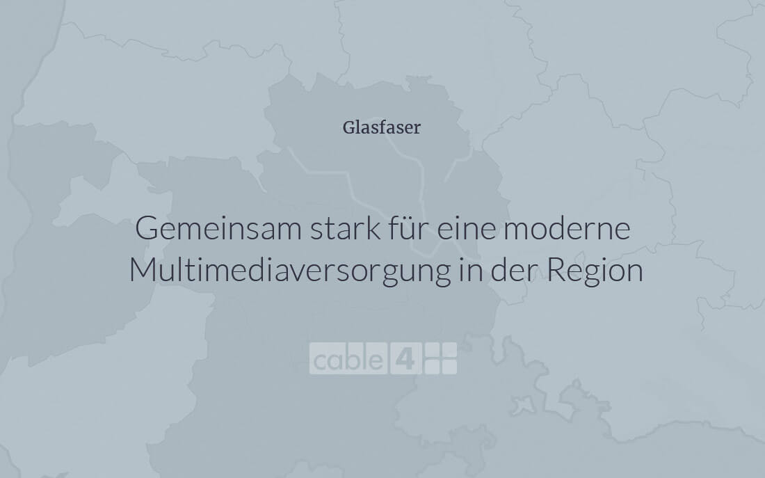 Cable 4 News: Cable 4 und Stiegner gründen die Cable 4 Suedwest GmbH